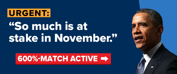 So much is at stake in November - Barack Obama