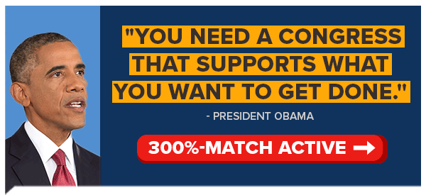 Barack Obama: You need a Congress that supports what you want to get done.