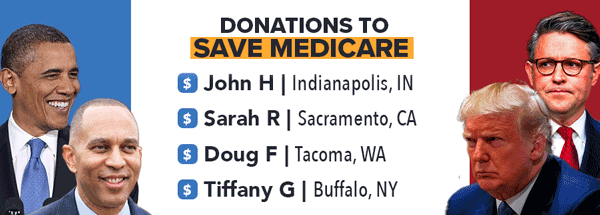 DONATIONS TO SAVE MEDICARE