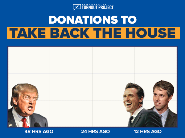 Donations to Take Back the House Skyrocketing Donations to Take Back the House Skyrocketing