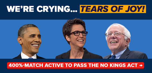 we're crying… tears of JOY!