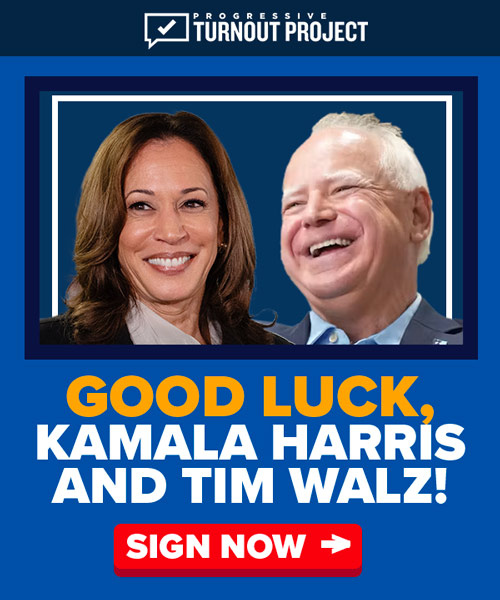 GOOD LUCK, KAMALA HARRIS AND TIM WALZ!