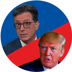 Stephen Colbert vs. Donald Trump