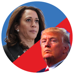 Donald Trump & Kamala Harris