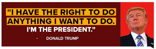 Trump: I have the right to do anything I want to do. I'm the President.
